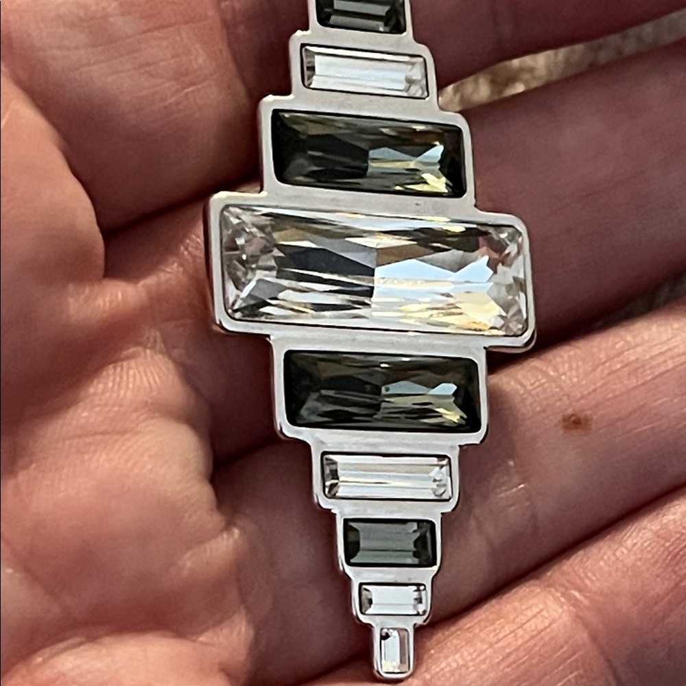 Touchstone Crystal Geometric Pendant Necklace